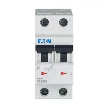 Eaton FAZ-B16/2 kismegszakító (MCB), 2 pólusú, 16 A, B típus