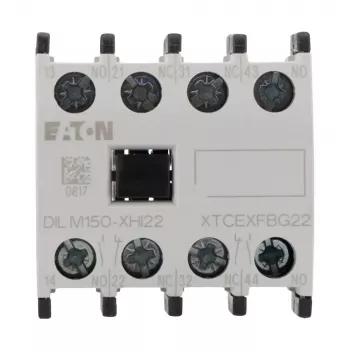 Eaton DILM150-XHI22 segédérintkező-blokk, 2NO+2NC, elöli szerelés, csavaros csatlakozó 277950