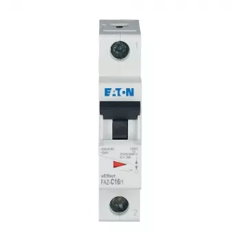 Eaton FAZ-C16/1 kismegszakító (MCB), 1 pólusú, 16 A, C karakterisztika 278561