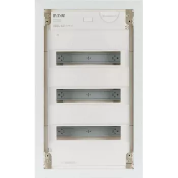 Eaton KLV-36UPP-F süllyesztett elosztószekrény, 36 modul, 3 sor, átlátszó színezett ajtó, fehér 178802