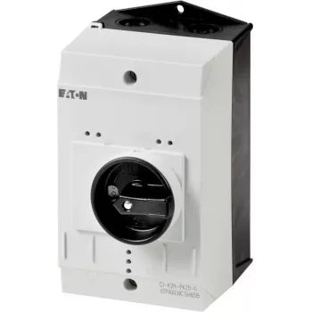 Eaton CI-K2-PKZ0-G üres ház forgókapcsolóval, 160 x 100 x 130 mm, szürke/fekete 219654