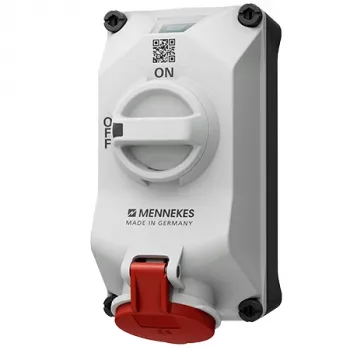 Mennekes DUOi 16A 5 pólusú 6h 400V IP44 fali CEE aljzat 5611506G