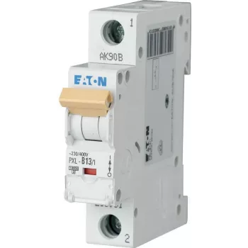 Eaton PXL-C13/1 kismegszakító (MCB), 1 pólusú, 13 A, C-karakterisztika, 6 kA, DIN-sín 236057