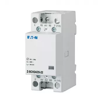EATON Z-SCH24/25-22 szerelési mágneskapcsoló 24V AC 2NO+2NC 25A 248850