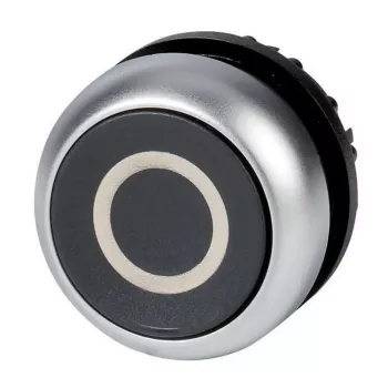 Eaton M22-D-S-X0 nyomógombos kapcsoló, fekete/fém 216609