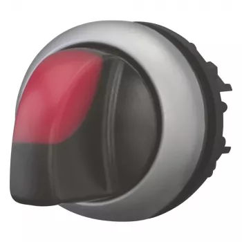 Eaton M22-WLK3-R világító forgókapcsoló-betét, 3 állású, piros forgatógomb, 22,5 mm