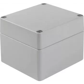 Bopla A 120 univerzális ház 122 x 120 x 90 mm, alumínium, ezüstszürke RAL 7001 01120000.H