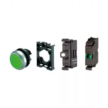 Eaton M22-DL-G-K10LED-BVP világító nyomógomb, előlap műanyag 110930
