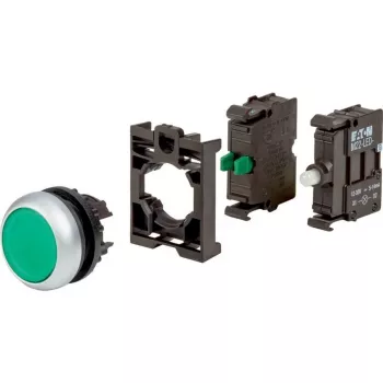 Eaton M22-DL-G-K10LED-BVP világító nyomógomb, előlap műanyag 110930