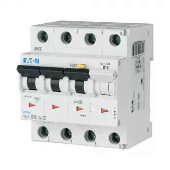 Eaton FI/LS kapcsoló 16 A 100 mA LS C 3p+N FI A (170929)