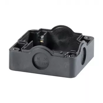 Eaton 229753 alaplemez kapcsolószekrényhez, csavarozott, fekete, 85 x 85 x 101 mm