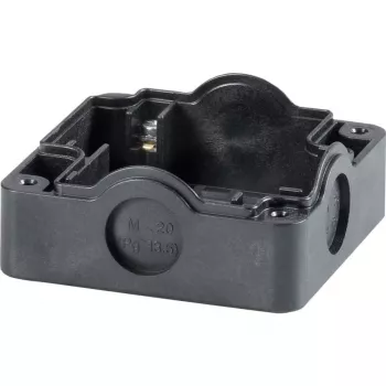 Eaton 229753 alaplemez kapcsolószekrényhez, csavarozott, fekete, 85 x 85 x 101 mm