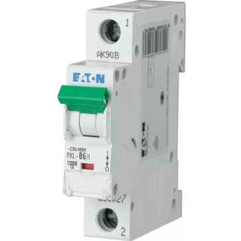 Eaton PXL-D6/1 kismegszakító 1-pólusú D-karakterisztika 6A 10kA 236093