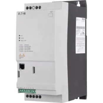 Eaton DE1-34016FN-N20N lágyindító változtatható fordulatszámmal, 380-480 V, 50/60 Hz, IP20, fekete/fehér 174340