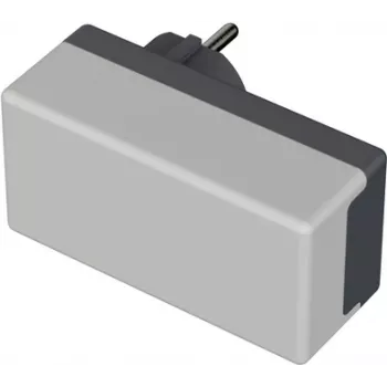 Bopla Plug Enclosure, 100 x 50 x 40 mm, Thermoplastic, Light Grey 43420104