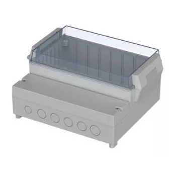 Bopla RCP 2000 Controller Enclosure, 213 x 185 x 104.5 mm, ABS/PC, Light Grey 41200309