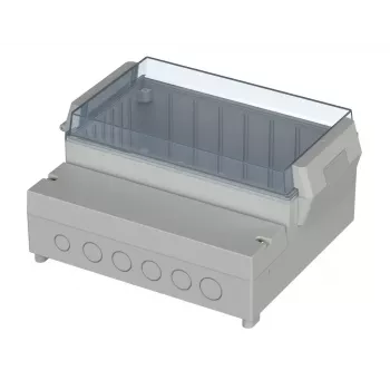 Bopla RCP 2000 Controller Enclosure, 213 x 185 x 104.5 mm, ABS/PC, Light Grey 41200309