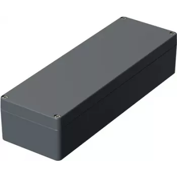 Bopla Universal Enclosure 360 x 120 x 81 mm Aluminium Silver-Grey (RAL 7001) A 124 01124000.H