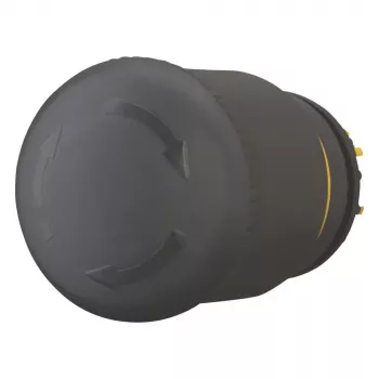Eaton M22S-PVT fekete gombos nyomógomb-hajtás, 22 mm, pillanatnyi 271499