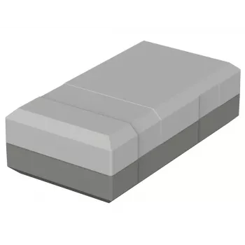 Bopla EG 1030 Desktop Enclosure, 100 x 54 x 30 mm, Polystyrene, Light Grey RAL 7035 32103000