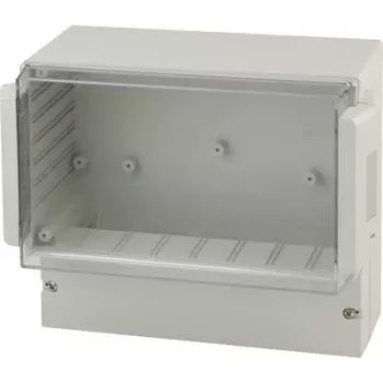 BOPLA RCP 3100 Control Enclosure, ABS Base, Polycarbonate Lid, Light Grey, 296 x 261 x 132.5 mm 41310109
