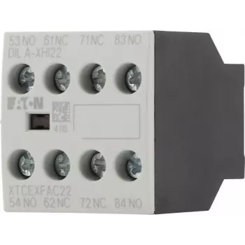 Eaton DILA-XHI22 segédérintkező blokk 2NO+2NC előlapi szerelés 276426
