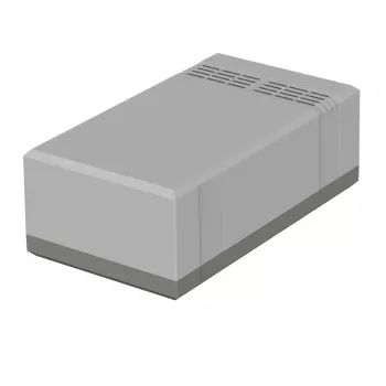 Bopla EG 2070 L Desktop Enclosure, 200 x 112 x 70 mm, Polystyrene, Light Grey RAL 7035 32207012