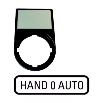 Eaton M22S-ST-D12 felirattábla forgókapcsolóhoz, 0-1, fehér 216493