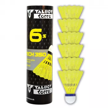 TALBOT TORRO Tech 350 nejlon tollaslabda, közepes sebesség, sárga/kék 479103