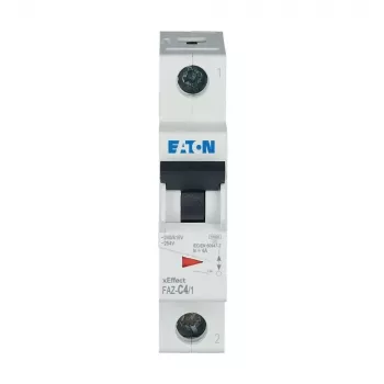 Eaton FAZ-C4/1 kismegszakító C típus, 1-pólusú, 4 A, 10 kA, DIN-sín 278553
