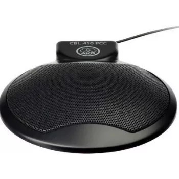 AKG CBL410 PC-mikrofon – vezetékes, 3,5 mm-es jack, omnidirekcionális, 20 Hz–20 kHz, fekete (CBL410PCC)