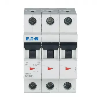 Eaton FAZ-B6/3 kismegszakító B típus 6 A 3-pólusú 10 kA 278841