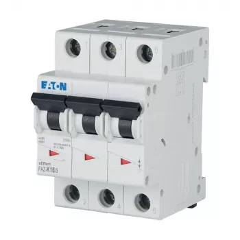Eaton FAZ-K16/3 16 A 3-pólusú kismegszakító K-karakterisztikával 278911