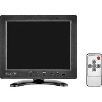 Sygonix 8 inch LCD megfigyelő monitor 1024x768 HDMI VGA Composite 16885X1