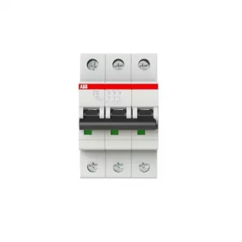ABB S203-D16 2CDS253001R0161 kismegszakító, D karakterisztika, 16 A, 3 pólusú, 6 kA