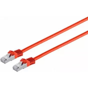 Exertis Connect 79305R Cat6a S/FTP patch kábel RJ45-RJ45, 5 m, halogénmentes, öntött, horog nélkül, piros
