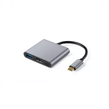 SHIVERPEAKS BS14-05029 USB-C multiport dokkoló 3-in-1, HDMI, Power Delivery, USB 3.0 hub