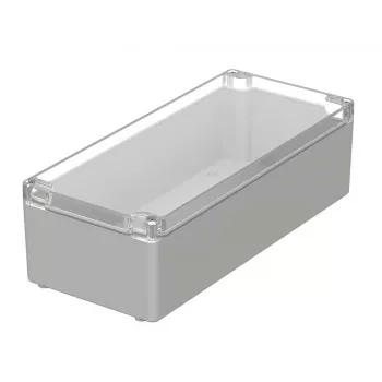 BOPLA M 244 G univerzális ház, polikarbonát, világosszürke, 340 x 150 x 100 mm 02244100