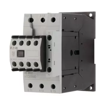 Eaton DILM50-22 3 pólusú kontaktor, 50 A AC-3, 22 kW, 230 V AC tekercs 277862