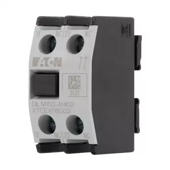 EATON DILM150-XHI11 segédérintkező blokk, 1NO+1NC, előlapi szerelés, DILM150-DILM500 kontaktorokhoz 277946