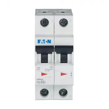 Eaton FAZ-C2/2 kismegszakító, C típus, 2 A, 2-pólusú 278748
