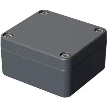 Bopla univerzális ház 58 x 64 x 34 mm alumínium ezüstszürke (RAL 7001) A 101 01101000.MT2
