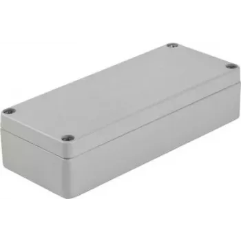 BOPLA Alu-Top Universal Enclosure, Aluminium, Silver-Grey (RAL 7001), 150 x 64 x 34 mm 01103000.MT1