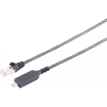 S CONN MAXIMUM CONNECTIVITY USB-C–RJ45 Gigabit LAN adapterkábel 1,5 m fekete (13-51155)