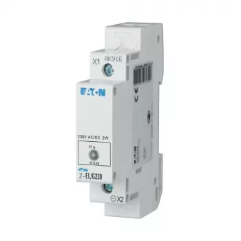 Eaton Z-EL/G230 zöld LED-jelzőlámpa, DIN-sín, 230V AC, 1 TE 284922