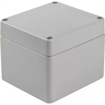 Bopla Universal Enclosure 100 x 100 x 81 mm Aluminium Silver-Grey (RAL 7001) A 116 01116000.H