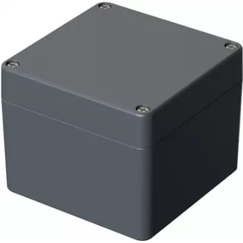 Bopla Universal Enclosure 100 x 100 x 81 mm Aluminium Silver-Grey (RAL 7001) A 116 01116000.H