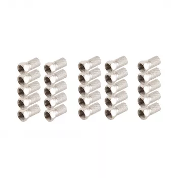 SHIVERPEAKS F-dugó 6,7 mm nagy anyával, 25 darabos csomag (BS85009-A-SET25)