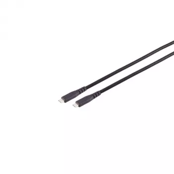 S CONN MAXIMUM CONNECTIVITY 13-57005 USB-C–USB-C kábel, USB 3.2 Gen 2x2, TPE, 0,25 m