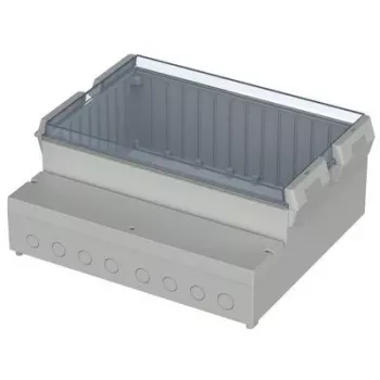 Bopla RCP 2500 vezérlőház, 257 x 217 x 132,5 mm, ABS/polikarbonát, világosszürke 41250109